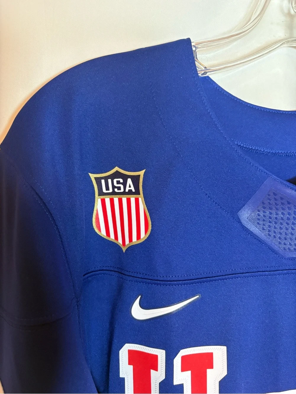 Nike Youth Team USA Hockey 2026 Winter Olympics Milan Jersey Blue Home Size L/XL